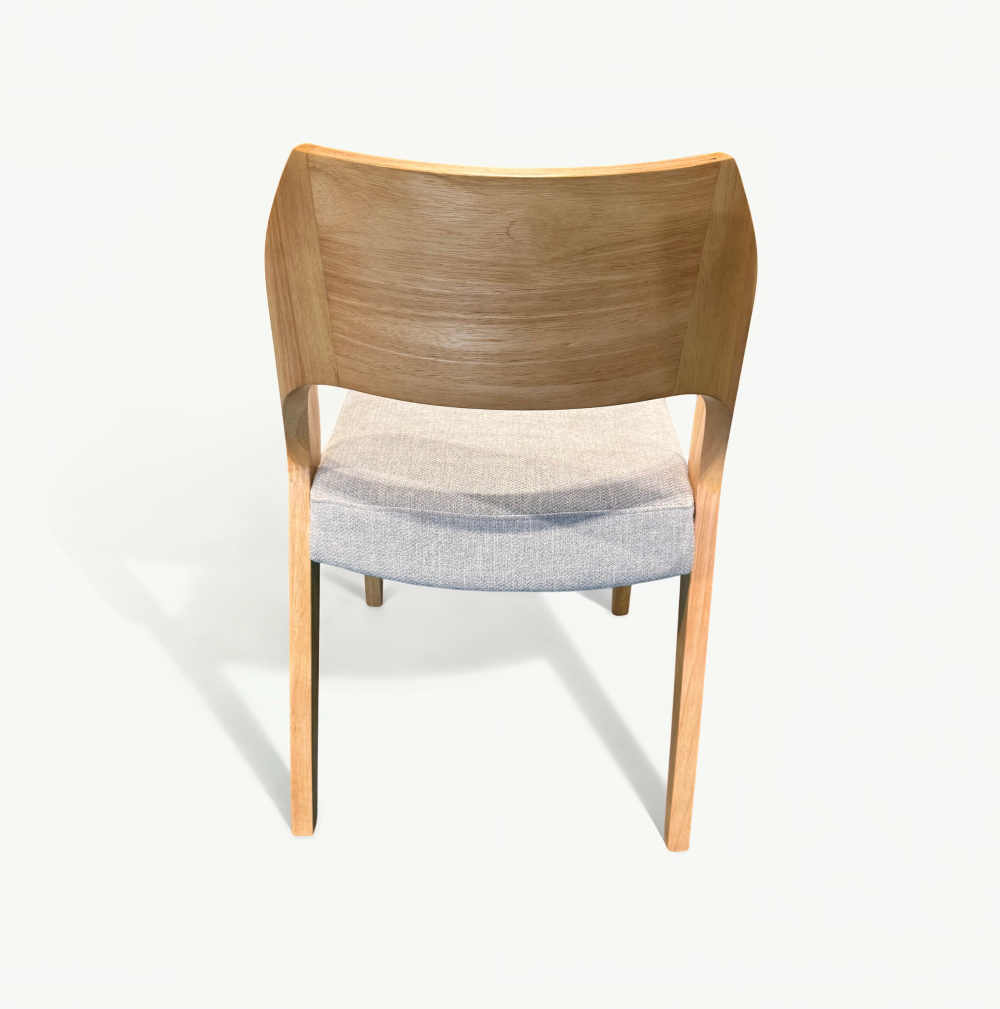 Ava Dining Chair (Pair) - Shades Grey Fabric