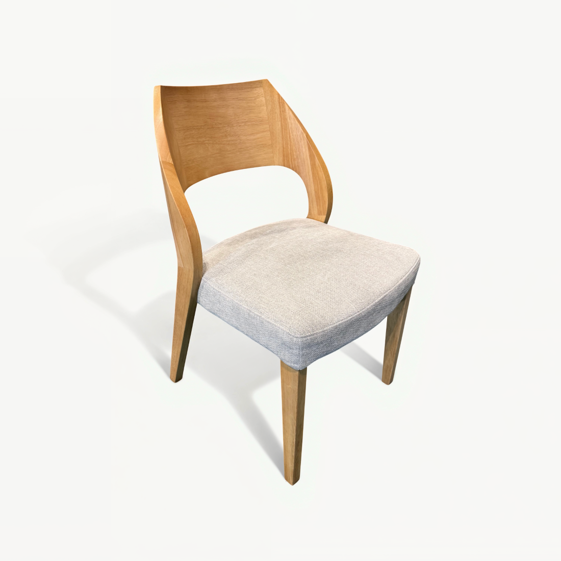 Ava Dining Chair (Pair) - Shades Grey Fabric