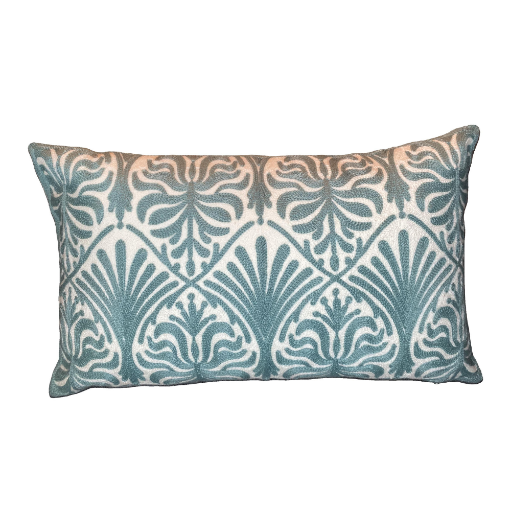 Cushion Covers Rectangular Cyan