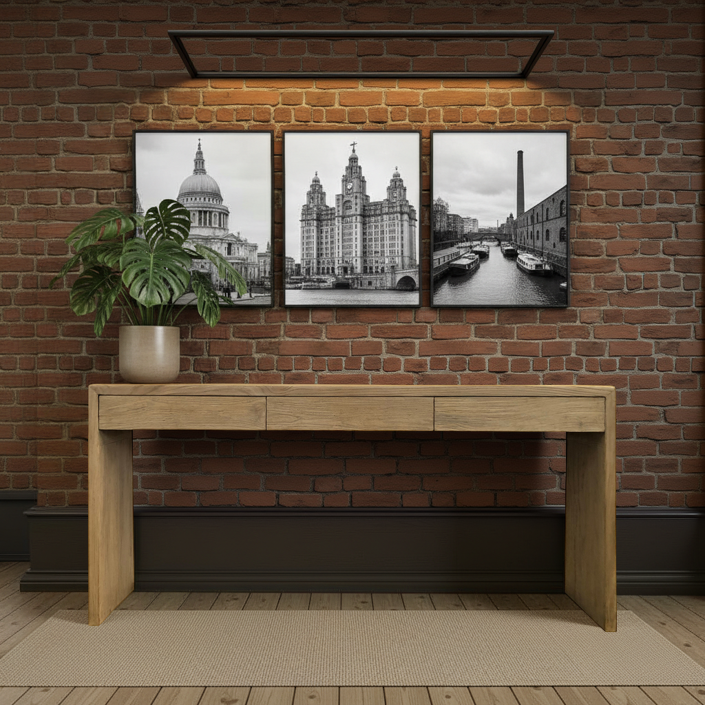 Jarra Console Table with Drawers