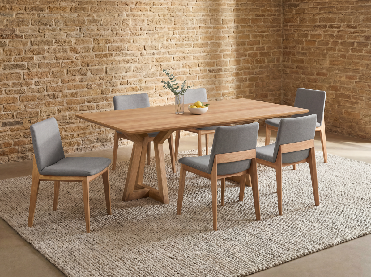 Hawksburn Dining Table Set 7pcs