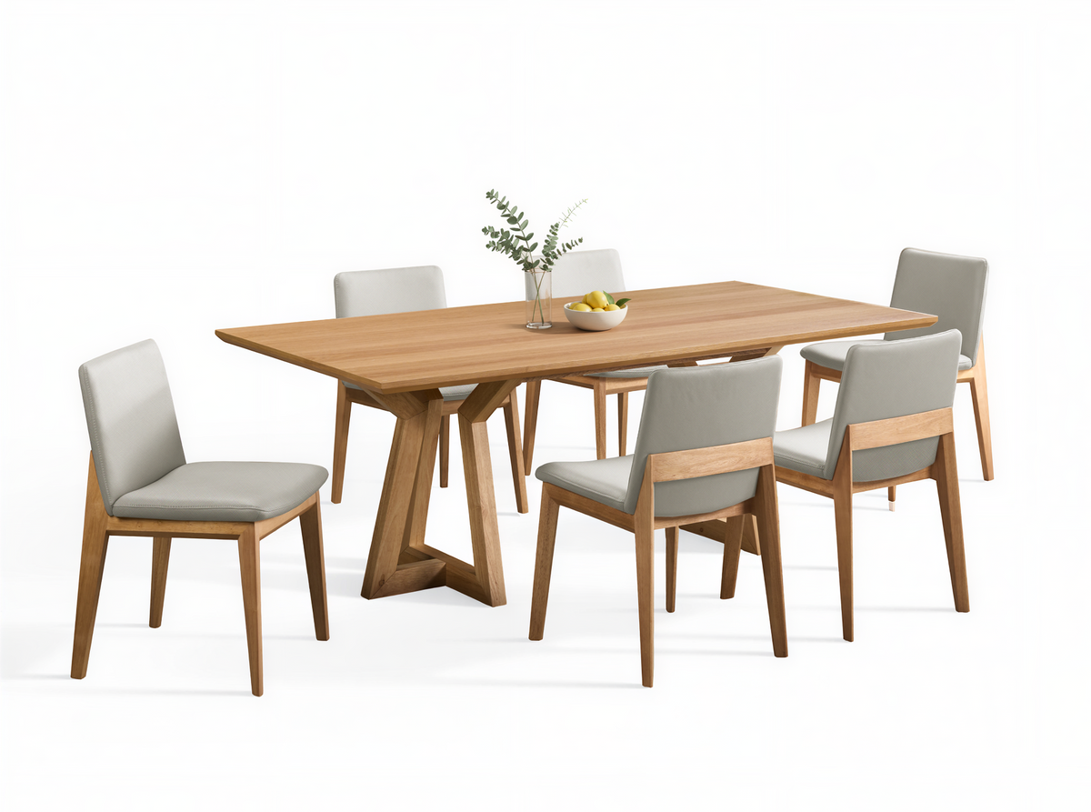Hawksburn Dining Table Set 7pcs