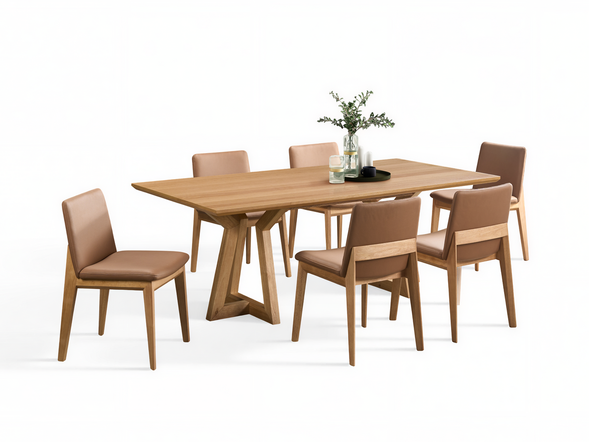 Hawksburn Dining Table Set 7pcs